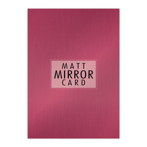 Chloes Creative Cards A4 Matt Mirror Card - Azalea