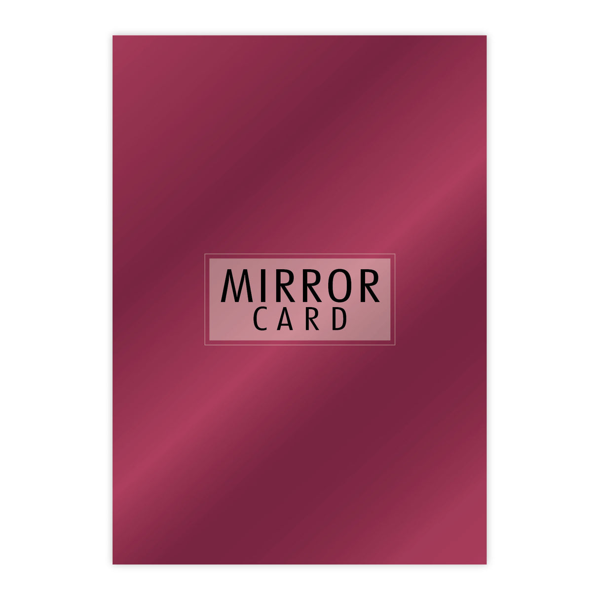 Chloes Creative Cards A4 Mirror Card - Azalea