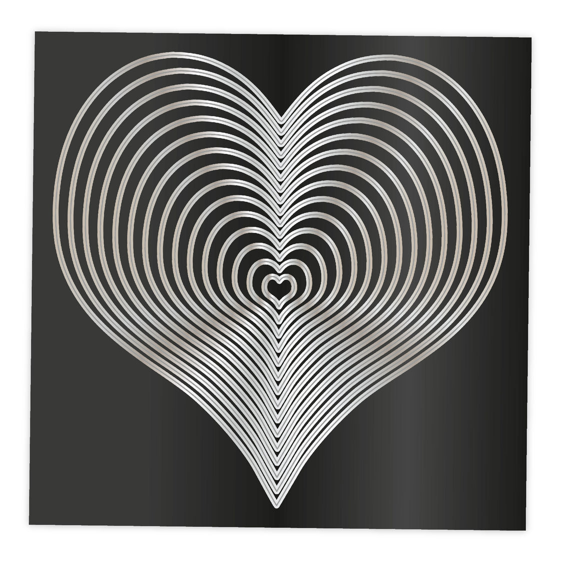 Chloes Creative Cards Metal Die Set - 8 x 8 Basic Hearts