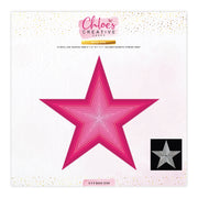 Chloes Creative Cards Metal Die Set - Hearts, Stars and A5 Rectangles Nesting Die Bundle