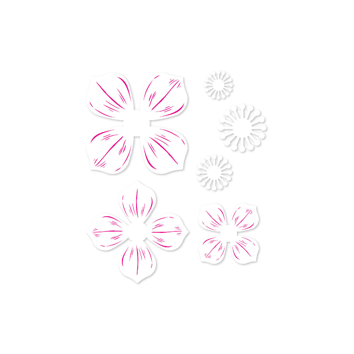 Chloes Creative Cards Die & Stamp Set - Beautiful Bouquet Blossom