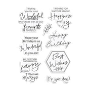 Chloes Creative Cards Photopolymer Stamp Set (A6) - Birthday Happiness