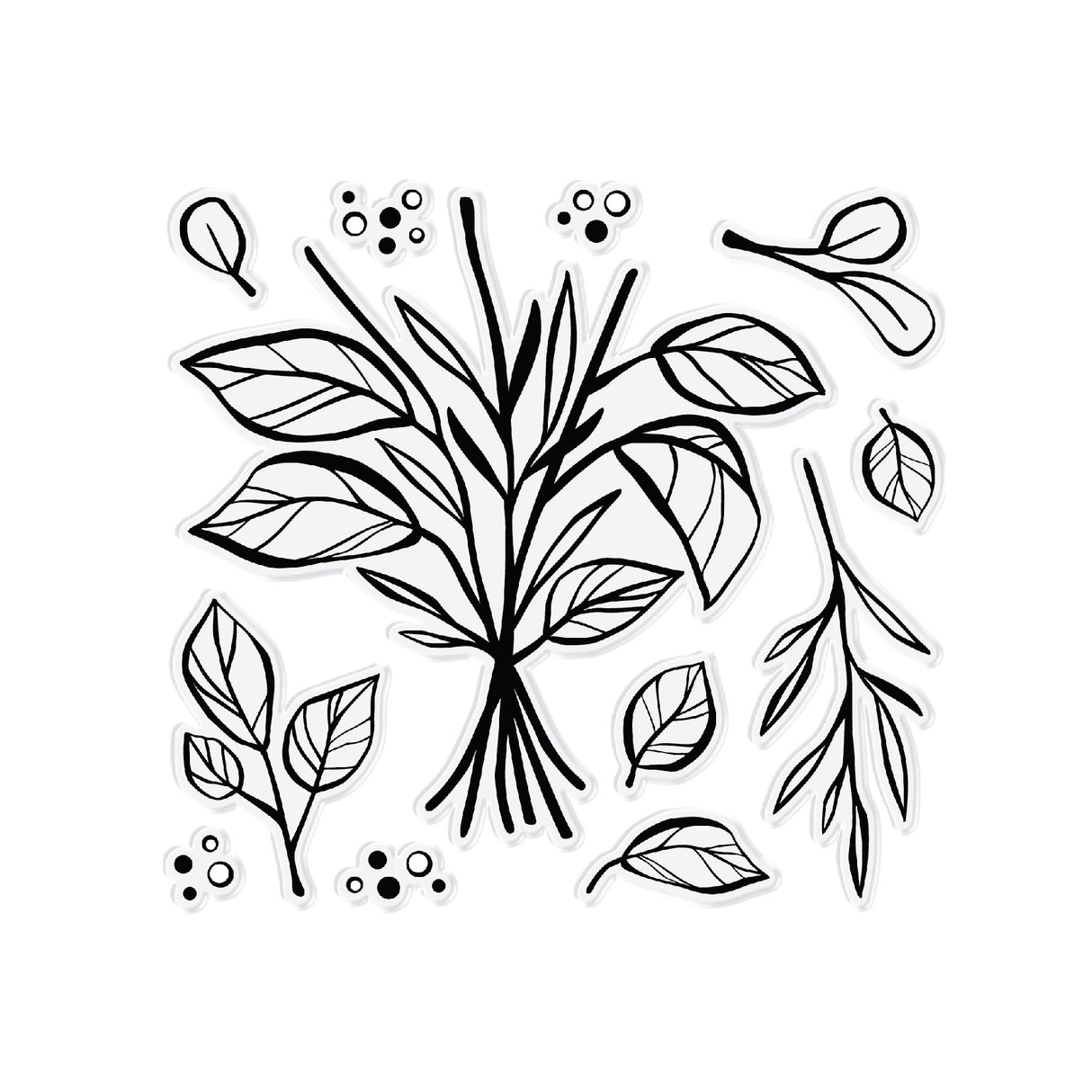Chloes Creative Cards Photopolymer Stamp Set (Square) - Bouquet Builder