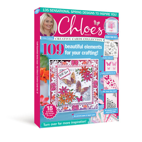 Chloes Creative Cards Box Kit 12 with Limited Edition Stamp