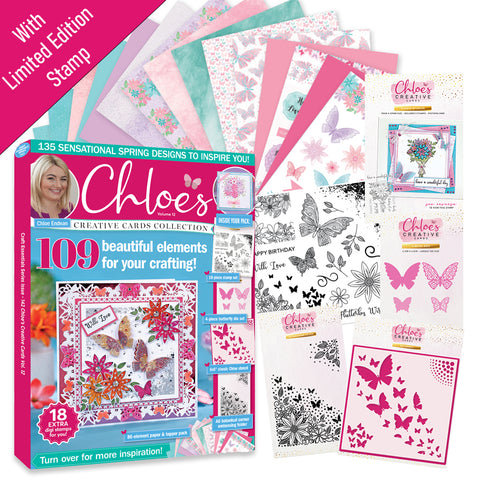 Chloes Creative Cards Box Kit 12 with Limited Edition Stamp