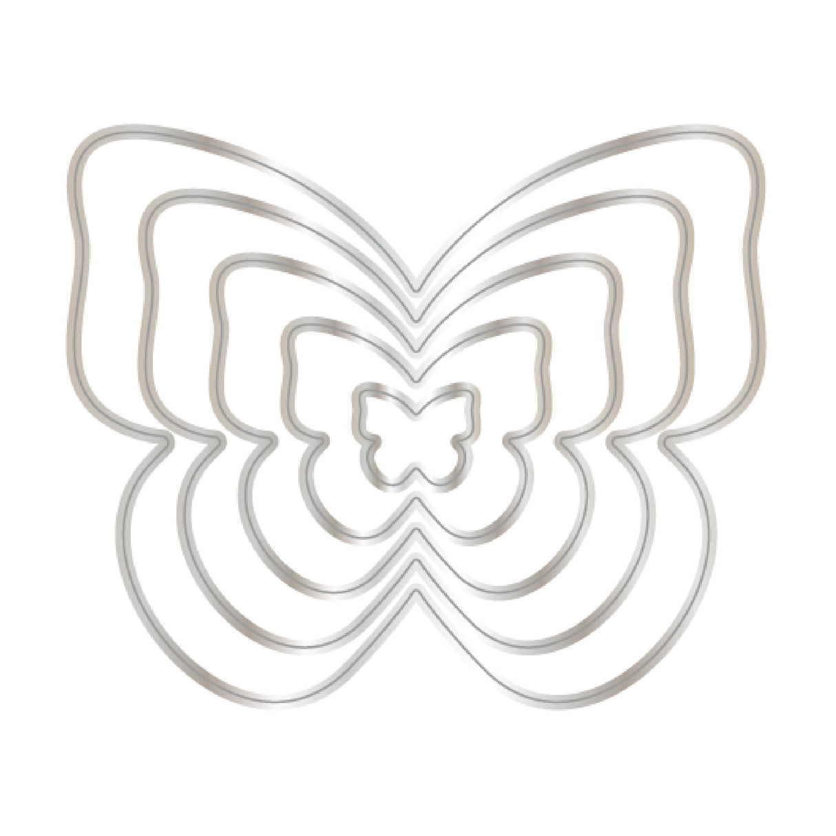 Chloes Creative Cards Die & Stamp Set - Butterfly Sentiment