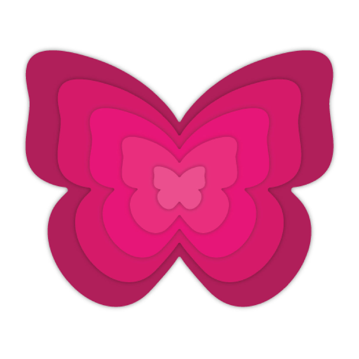 Chloes Creative Cards Die & Stamp Set - Butterfly Sentiment