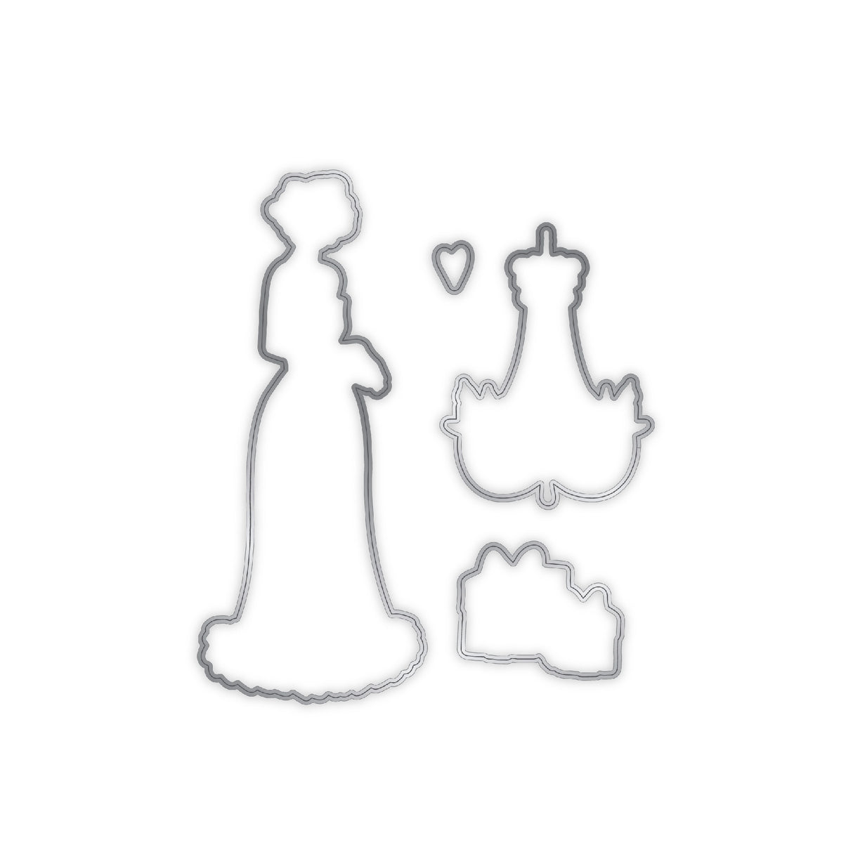Ensemble de matrices et tampons Chloes Creative Cards - Belle of the Ball