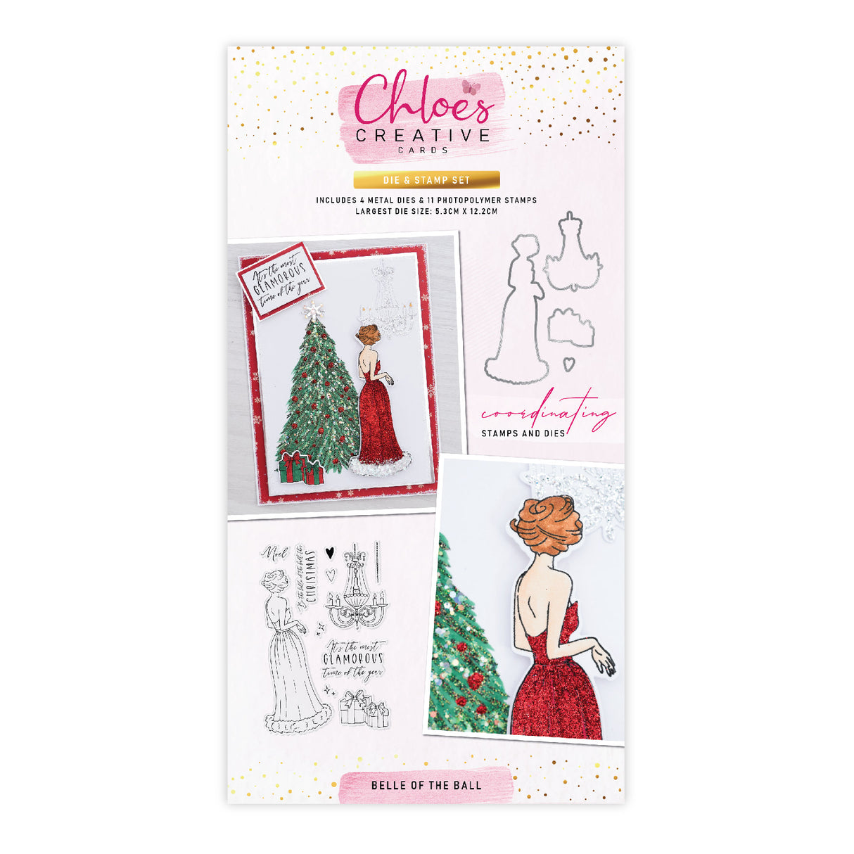 Ensemble de matrices et tampons Chloes Creative Cards - Belle of the Ball