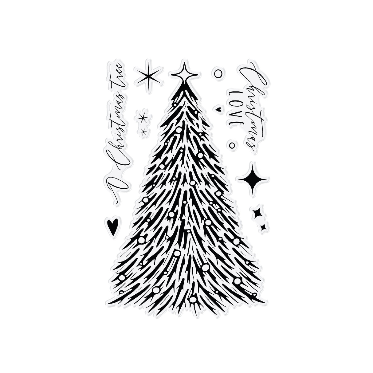 Chloes Creative Cards Die & Stamp Set - O Christmas Tree