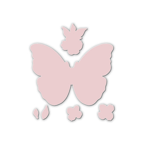 Chloes Creative Cards Die & Stamp - Grande Floral Butterfly