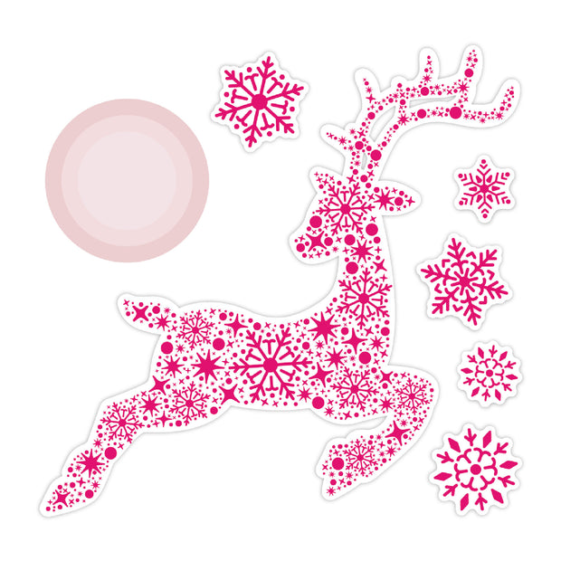 Chloes Creative Cards Die & Stamp Set - Dashing Reindeer