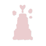 Chloes Creative Cards Die & Stamp Set - Wedding Cake