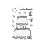 Chloes Creative Cards Die & Stamp Set - Wedding Cake