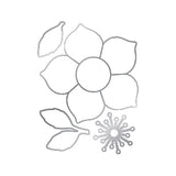Chloes Creative Cards Die & Stamp Set - Grande Christmas Rose