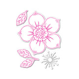 Chloes Creative Cards Die & Stamp Set - Grande Christmas Rose