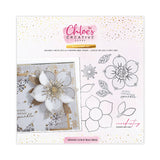 Chloes Creative Cards Die & Stamp Set - Grande Christmas Rose
