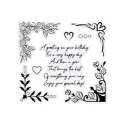 Chloes Creative Cards Photopolymer Stamp Set - Happy Birthday Frame