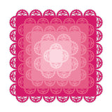 Chloes Creative Cards Metall-Stanzset – 8 x 8 Spitzenquadrate