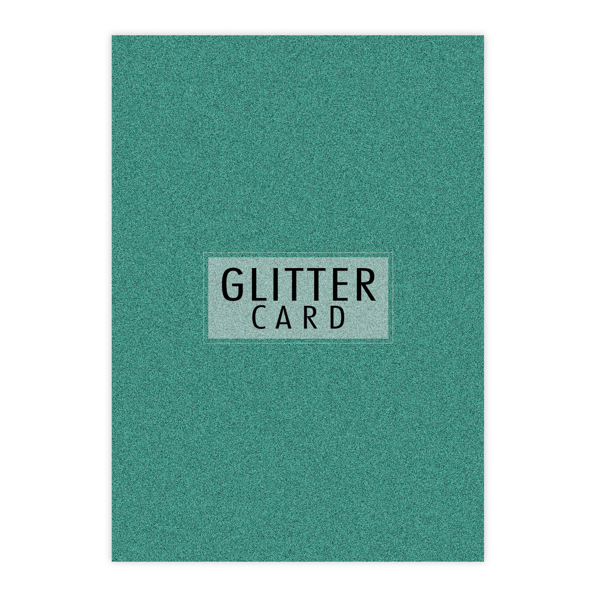 Chloes Creative Cards Glitzerkarte, A4, Lagune 