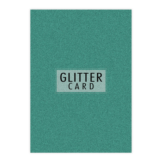 Chloes Creative Cards A4 Glitter Card - Lagoon