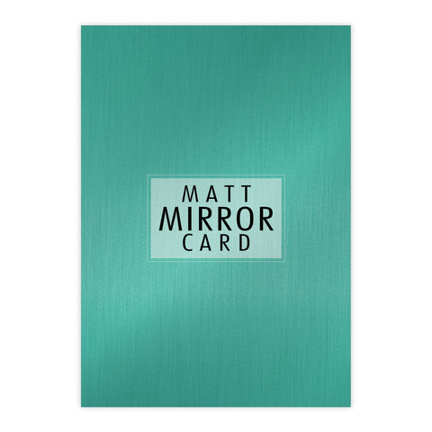 Chloes Creative Cards A4 Matt Mirror Card - Lagoon
