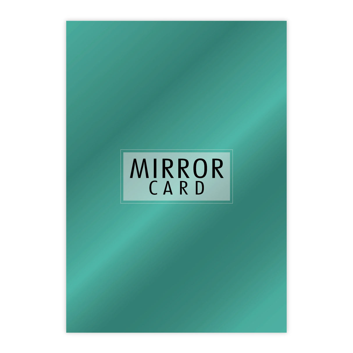 Chloes Creative Cards Carte miroir A4 - Lagon 