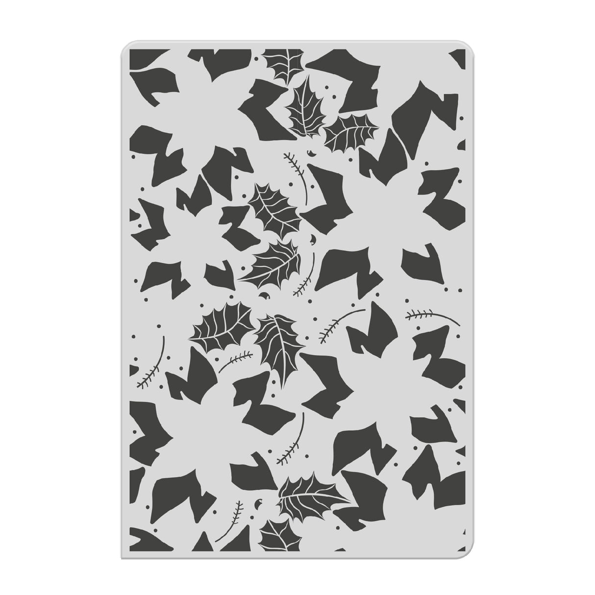 Chloes Creative Cards Photopolymer Stamp Set (A6) - Layered Poinsettia Background
