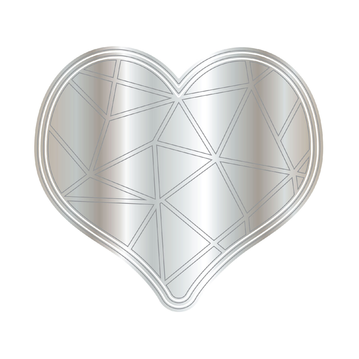 Chloes Creative Cards Metal Die Set - Geometric Heart