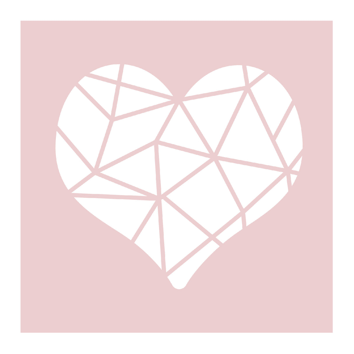 Chloes Creative Cards Metal Die Set - Geometric Heart
