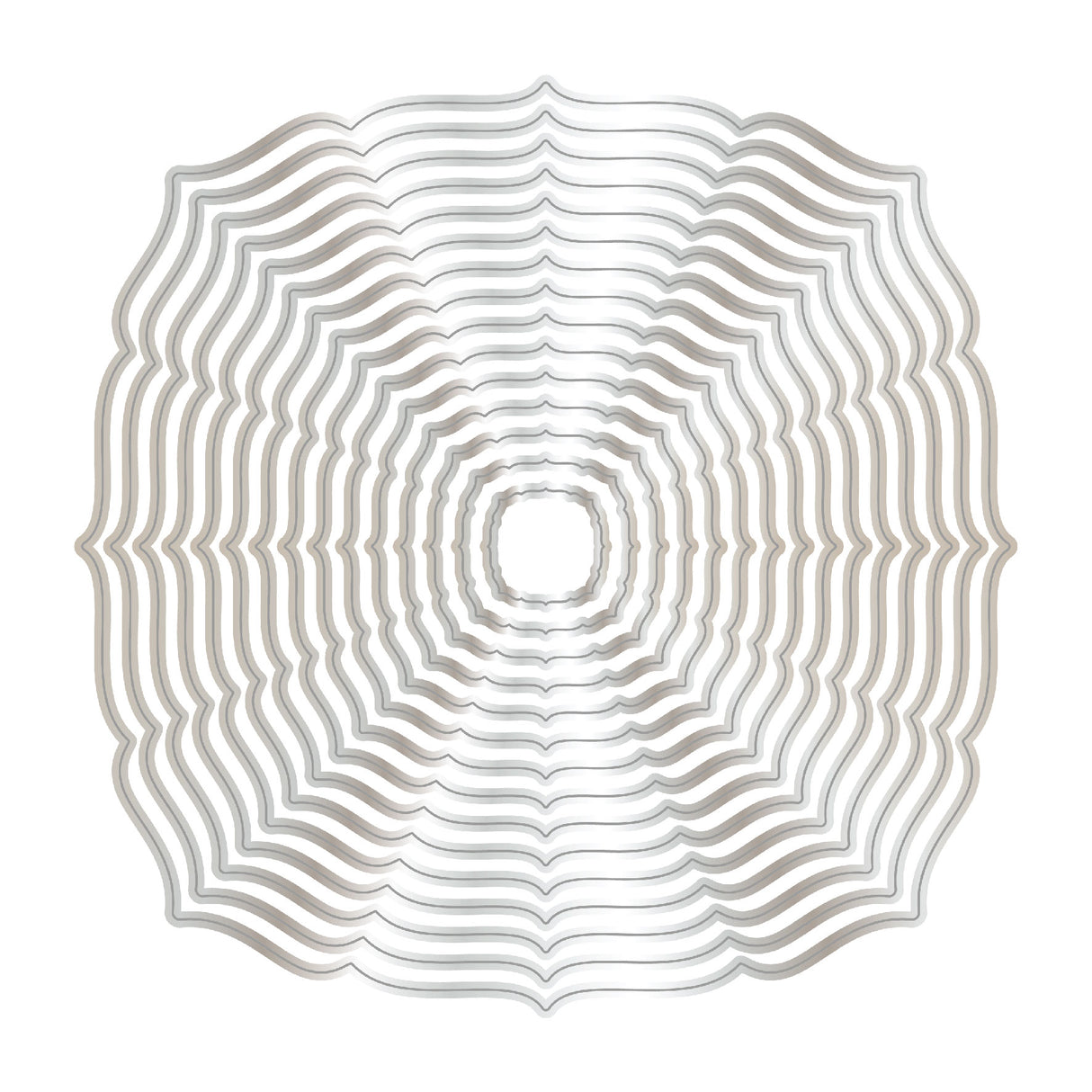 Ensemble de matrices de découpe en métal Chloes Creative Cards - Cercles fantaisie 8 x 8