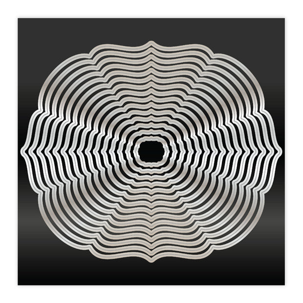 Chloes Creative Cards Metal Die Set - 8 x 8 Fancy Ovals