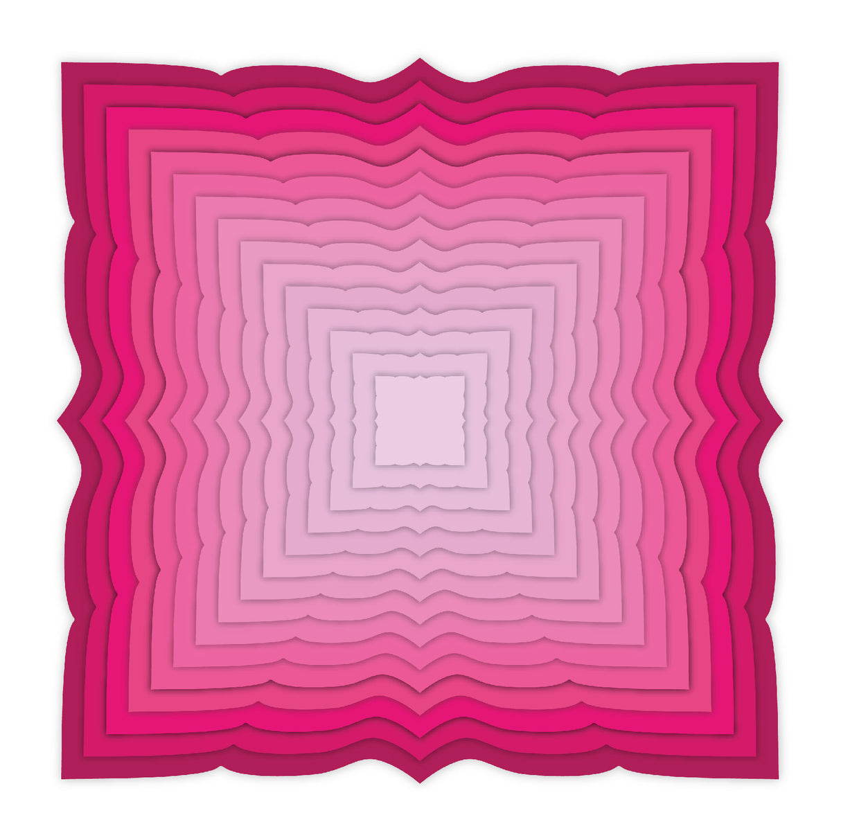 Ensemble de matrices de découpe en métal Chloes Creative Cards - 8 x 8 carrés fantaisie