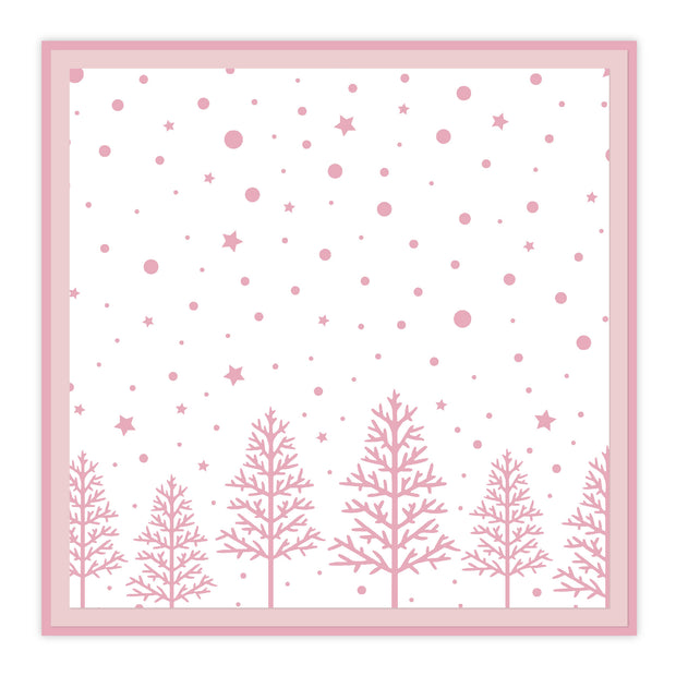 Chloes Creative Cards Stencil (8 x 8) - Nightsky Forest