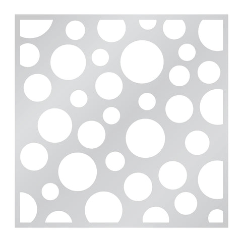 Chloes Creative Cards Stencil (8 x 8) - Sparkling Spots & Dots