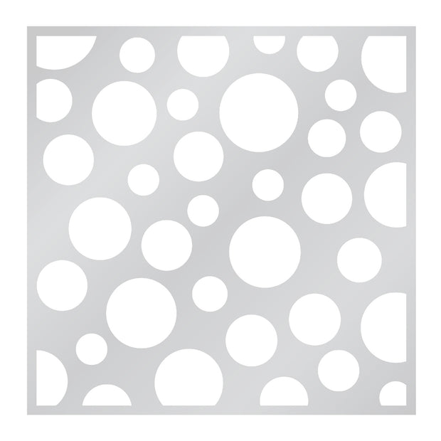 Chloes Creative Cards Stencil (8 x 8) - Sparkling Spots & Dots