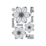 Chloes Creative Cards Die & Stamp Set – Summer Flower Trio