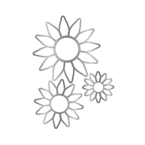 Chloe’s Creative Cards Die & Stamp Set – Sunflower Trio