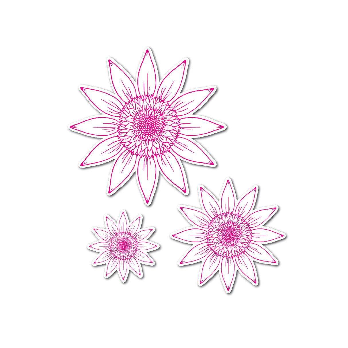 Chloes Creative Cards Die & Stamp Set – Sunflower Trio