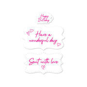 Chloes Creative Cards Die & Stamp - Tiny Tag & Sentiment Plaque