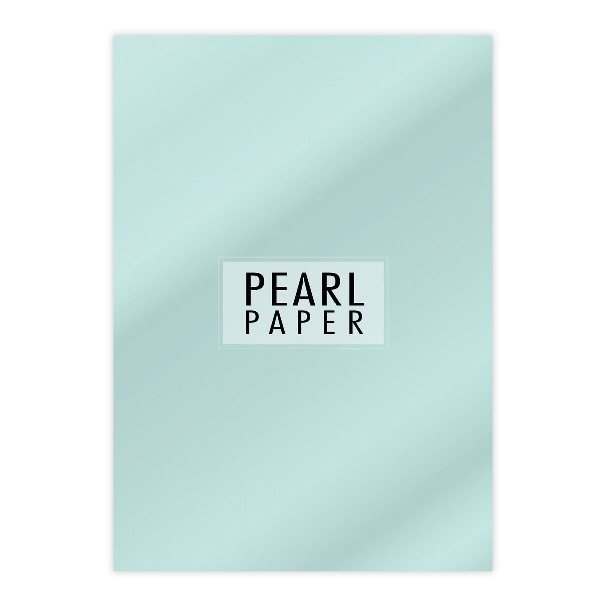 Papier nacré de luxe Chloes A4 10 feuilles aigue-marine