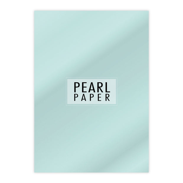 Chloes Luxury Pearl Paper 10 Sheets Aquamarine