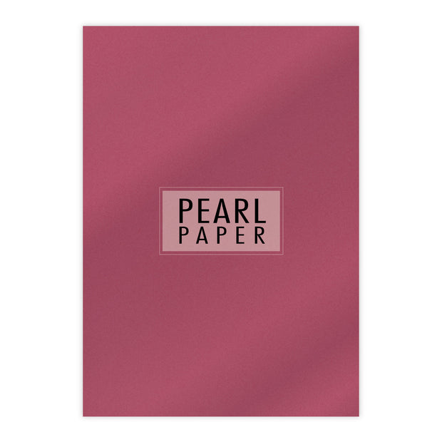 Chloes Luxury Pearl Paper 10 Sheets Azalea