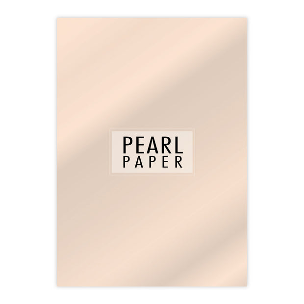 Chloes Luxury Pearl Paper 10 Sheets Coral