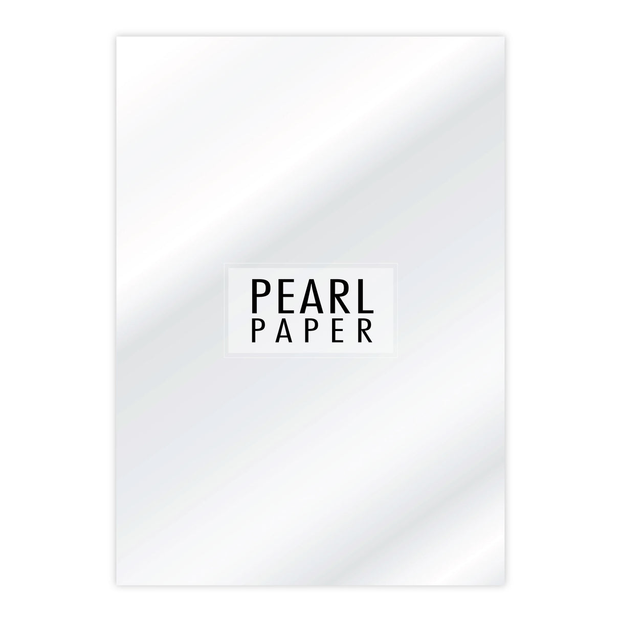 Chloes Luxus-Perlenpapier, A4, 10 Blatt, Kristallweiß