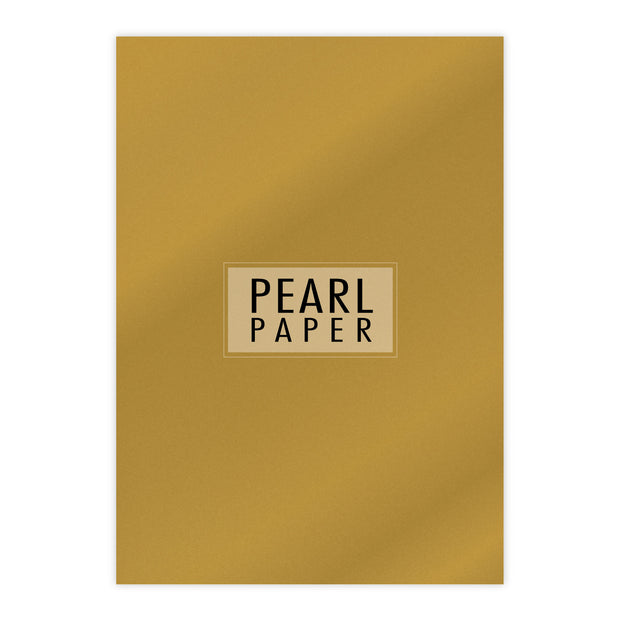 Chloes Luxury Pearl Paper 10 Sheets Fine Gold