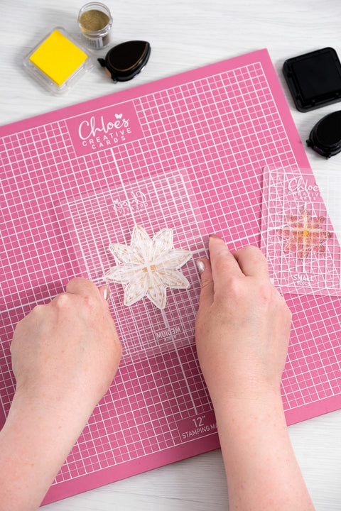 Chloes Creative Cards Oversized 12"x12" Foam Stamping Mat