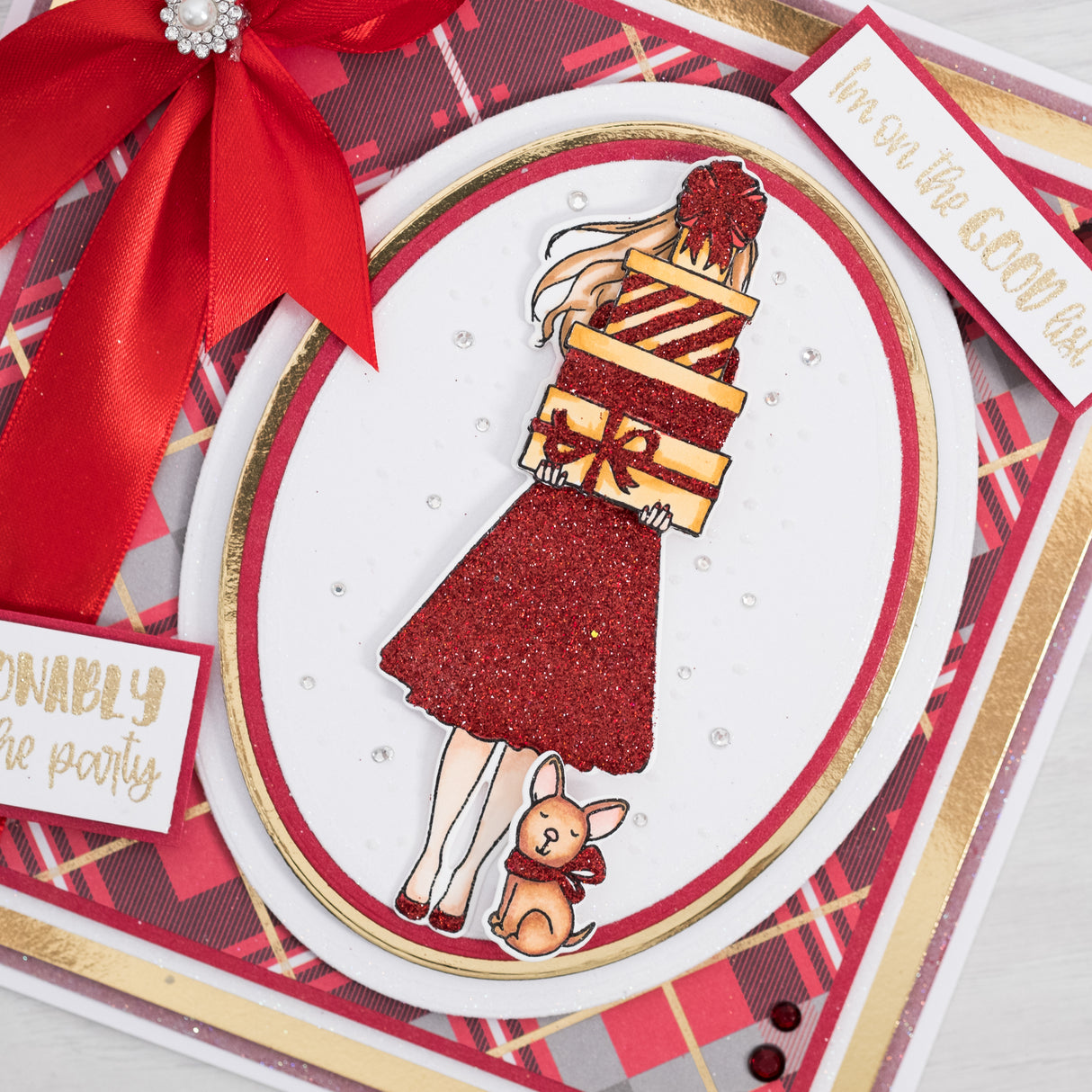 Chloes Creative Cards Die & Stamp Set - This Girl Loves Christmas