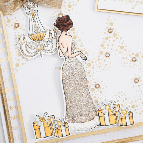 Chloes Creative Cards Die & Stamp Set - Belle of the Ball