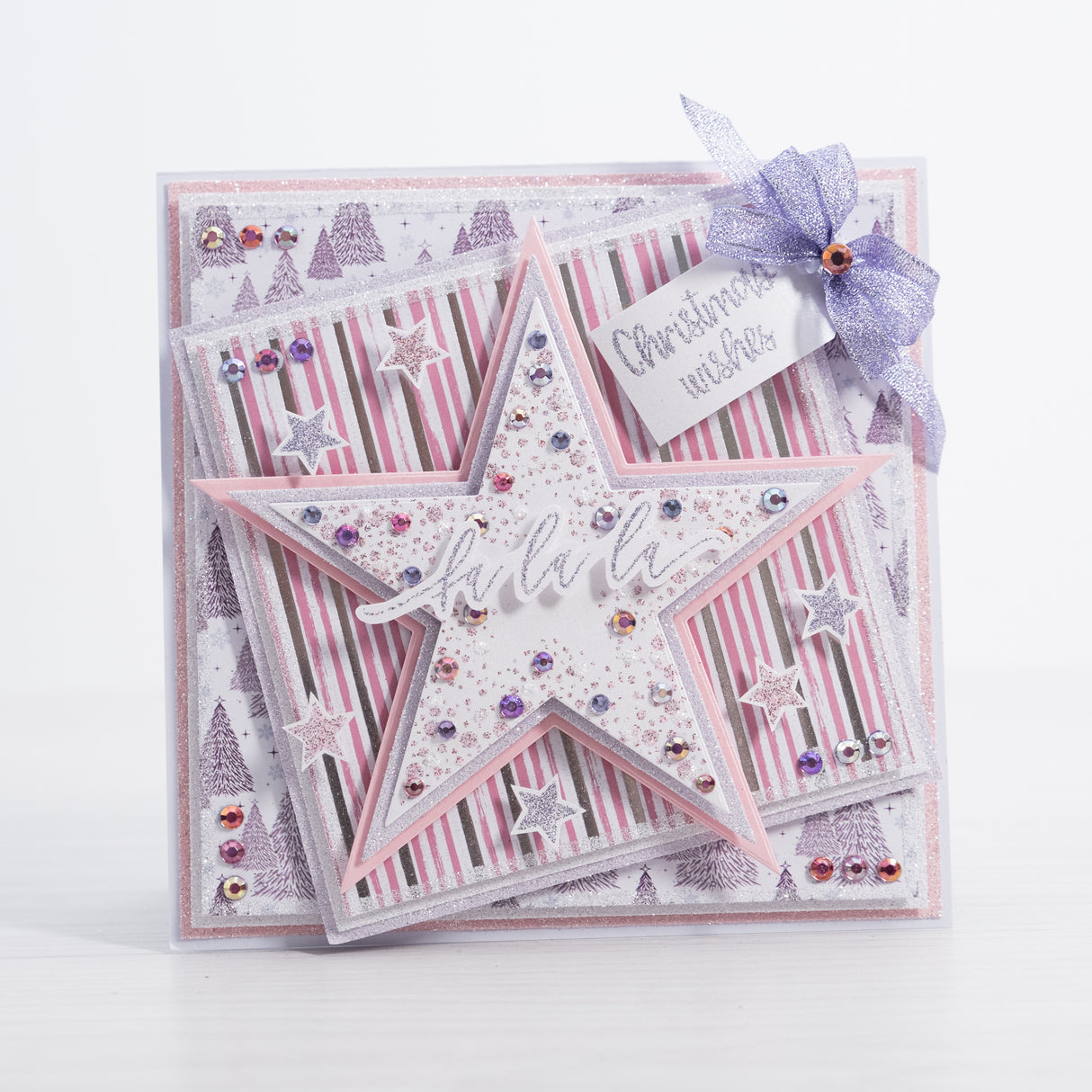 Chloes Creative Cards Photopolymer Stamp Set (Square) - Confetti Star